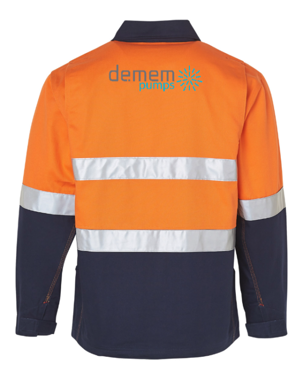 Hi-Vis Cotton Drill Jacket w/ 3M Tapes - Image 3