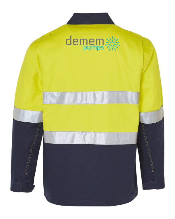 Hi-Vis Cotton Drill Jacket w/ 3M Tapes - Image 4