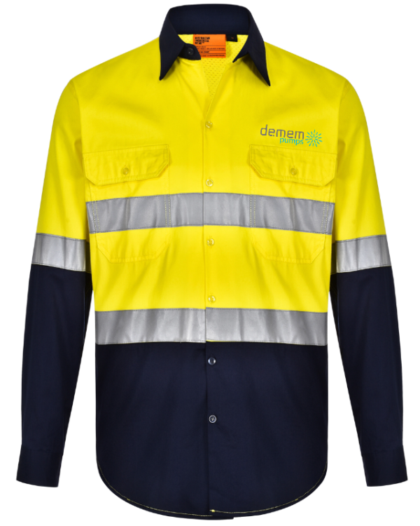 Hi-Vis Unisex Lightweight Cool Breeze Safety Shirt - Image 2