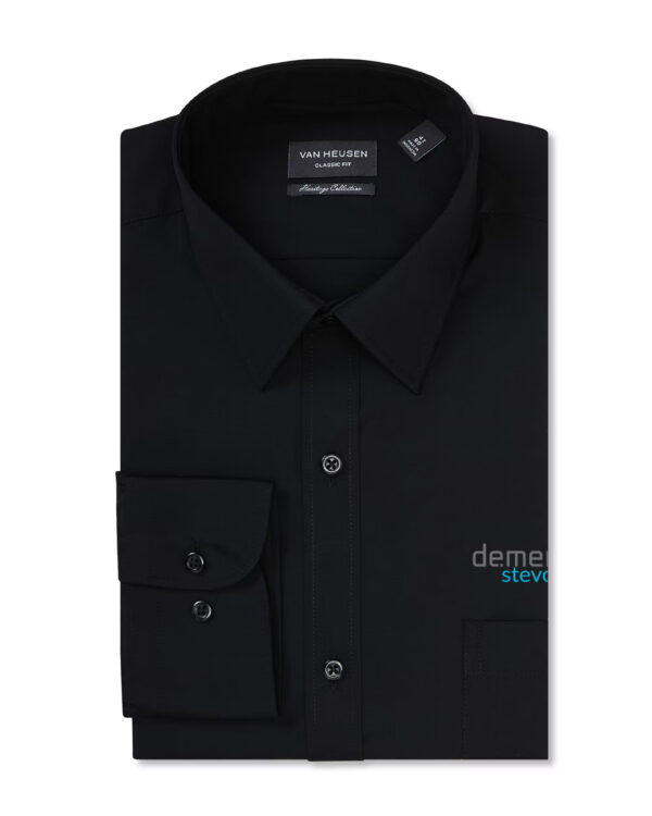 Van Heusen Black Business Shirt